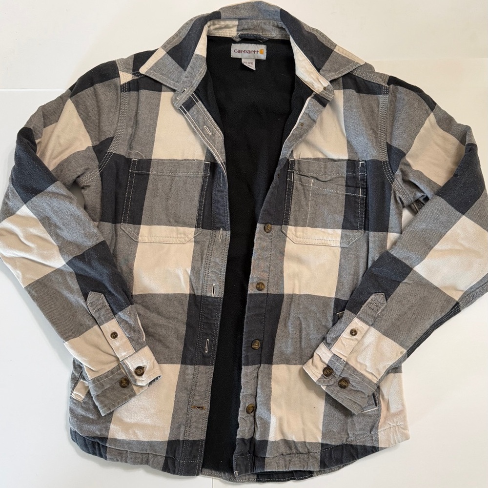 Carhartt Checkered Flannel Fleece Button up